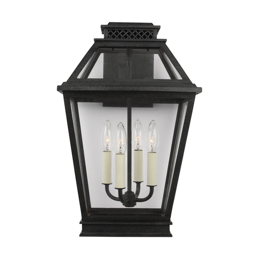 Generation Lighting - CO1034DWZ - Four Light Outdoor Wall Lantern - Falmouth - Dark Weathered Zinc