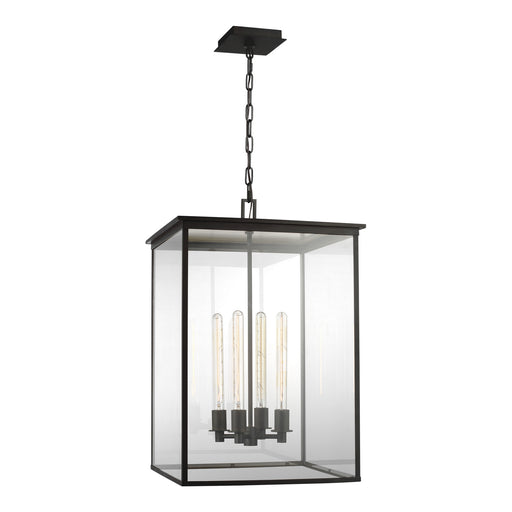 Generation Lighting - CO1164HTCP - Four Light Hanging Lantern - Freeport - Heritage Copper