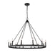 Z-Lite - 482R-12MB - 12 Light Chandelier - Barclay - Matte Black