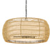 Golden - 6805-6 BLK-NR - Six Light Chandelier - Matte Black