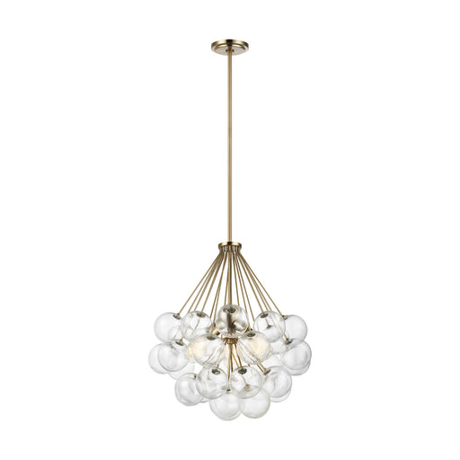Generation Lighting - 6514303-848 - Three Light Pendant - Bronzeville - Satin Bronze