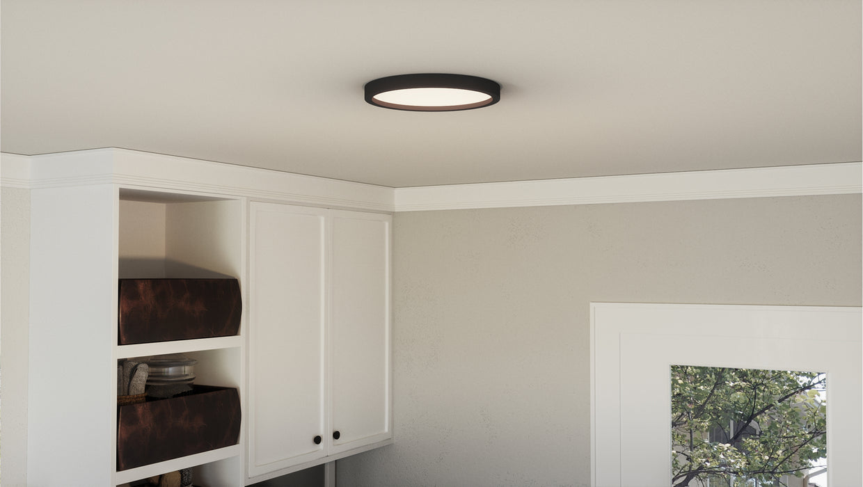 Outskirts LED Flush Mount-Flush Mounts-Quoizel-Lighting Design Store