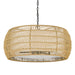 Golden - 6805-6 BLK-NR - Six Light Chandelier - Matte Black